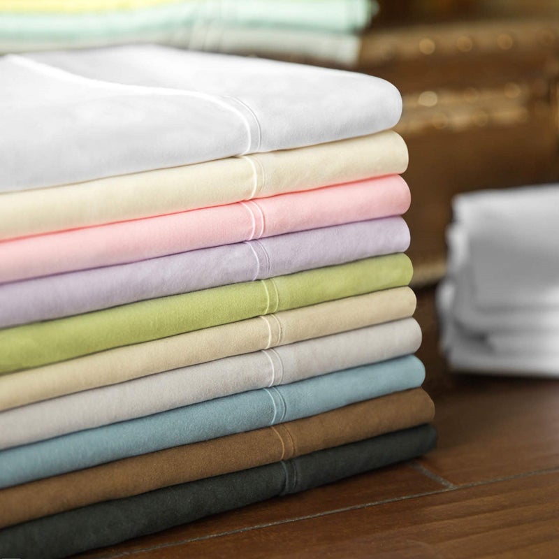 MALOUF Double Brushed Microfiber Super Soft Luxury Bed Sheet Set - Wrinkle Resistant - Queen Size - White - Image 3